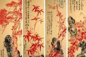 余险峰的书画艺术：庭院深深深几许
