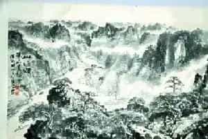 关山月小幅山水画《山河颂》赏析：胸中有大丘壑