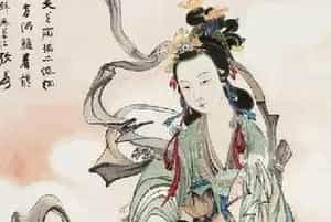 张大千人物画在华艺国际秋拍 “天女散花”