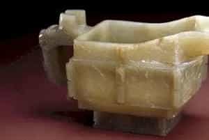 玉兽面纹匜杯 - 故宫玉石器藏品