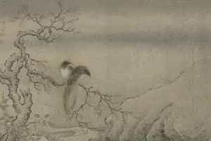 乌桕文禽图页 - 故宫绘画藏品