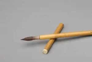 竹管兰亭真赏紫毫笔 - 故宫文房用品藏品