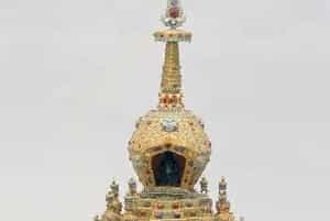 金累丝嵌珠宝塔 - 故宫金银锡器藏品