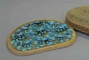 点翠勾莲寿纹头面 - 故宫首饰类藏品