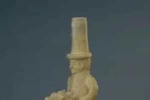 青釉戳印圆圈纹人骑辟邪 - 故宫陶瓷器藏品
