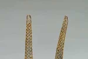 银鎏金累丝嵌珠石指甲套 - 故宫首饰类藏品