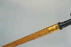 玉嵌宝石把包金鞘匕首 - 故宫武备仪仗类藏品