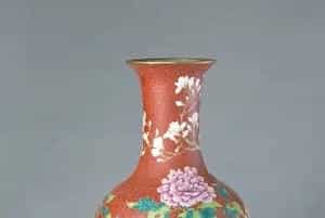 画珐琅花鸟纹瓶 - 故宫珐琅器藏品