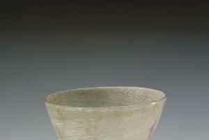 白色缠丝玻璃高足杯 - 故宫玻璃器藏品