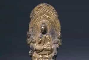 铜鎏金释迦佛造像 - 故宫雕塑类藏品