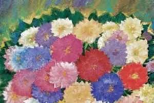 林风眠作品《大丽花》简析