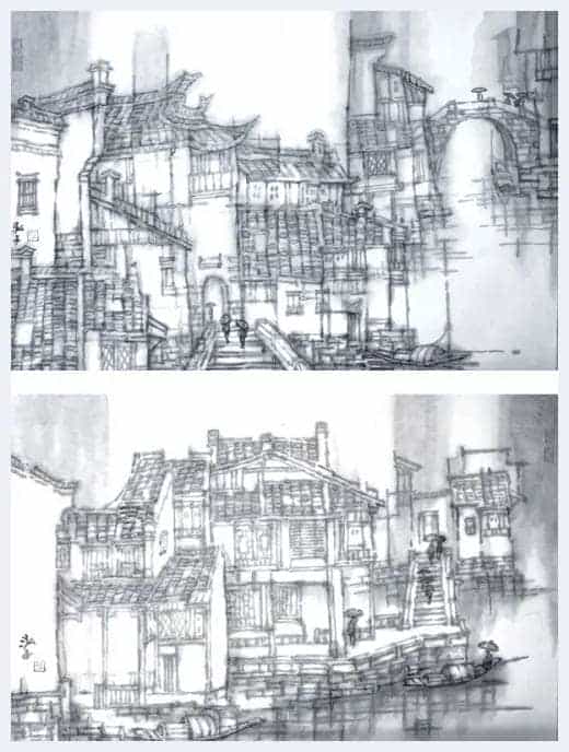 梦里水乡——朱荣耀写生作品_第17张