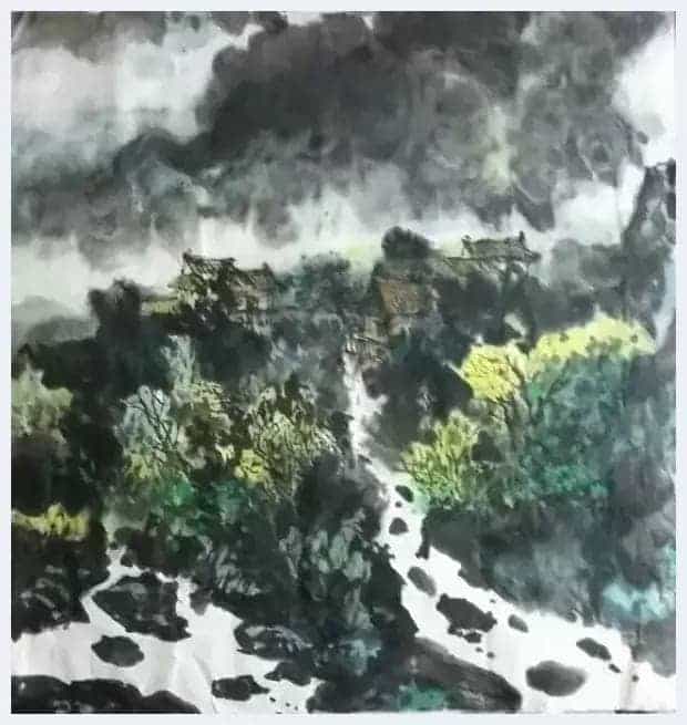 笔墨淋漓抒山水之妙 —— 洪积茂先生山水作品赏析_第11张