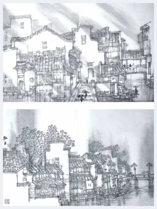 梦里水乡——朱荣耀写生作品_第15张