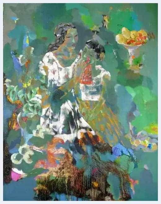 心随意动 意由心生——再谈曲宝的油画与彩墨画_第2张