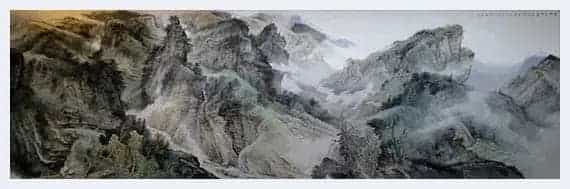 人间清景是微凉——著名山水画家曾进作品艺术解读_第5张