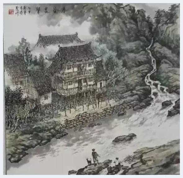 笔墨淋漓抒山水之妙 —— 洪积茂先生山水作品赏析_第5张