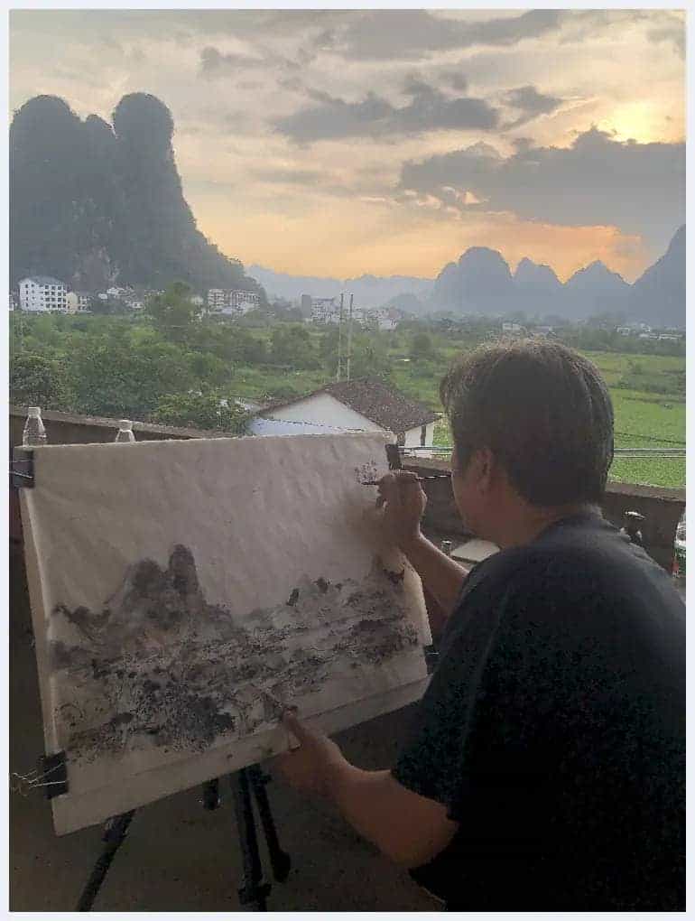 著名画家艾国山水画写生高研班《墨写湘西》_第3张