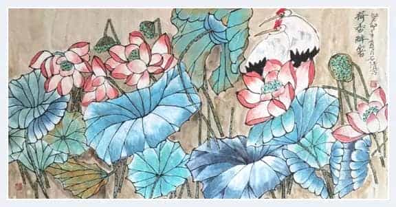佳节赏佳作 —— 著名书画家石倩中秋国庆专刊_第7张