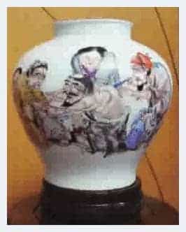 瓷画《炙艾图》赏析_第2张