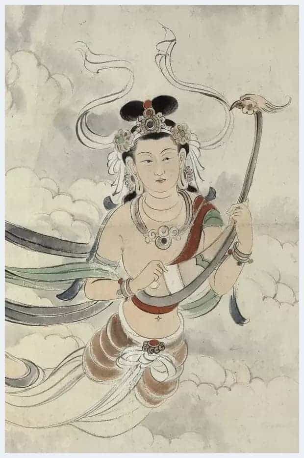 张大千《飞天图》4830万元成交,华艺国际2023秋拍_第4张