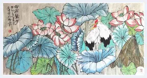 佳节赏佳作 —— 著名书画家石倩中秋国庆专刊_第8张