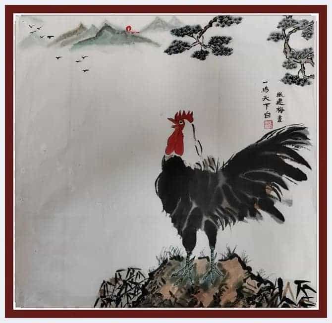 第六届“鸿儒杯”海峡两岸书画大赛银奖张建梅作品赏析_第6张
