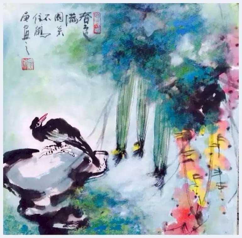 记著名花鸟画家---黄鹤庚_第3张