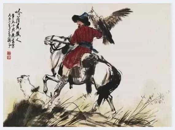 齐白石扇面5块一张的时候 黄胄人物画居然要60块_第4张