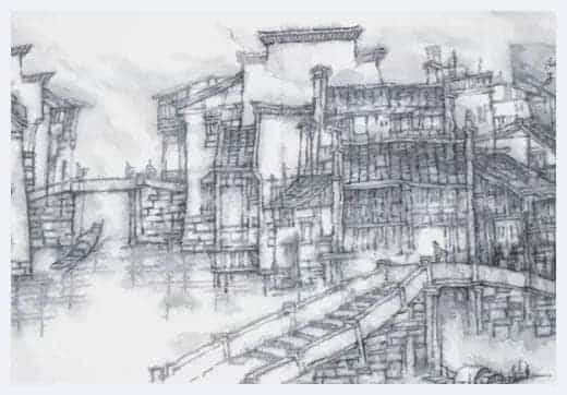 梦里水乡——朱荣耀写生作品_第11张