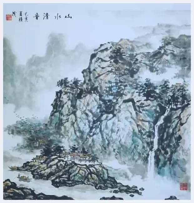 笔墨淋漓抒山水之妙 —— 洪积茂先生山水作品赏析_第9张