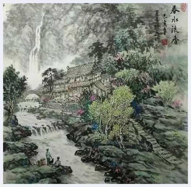 笔墨淋漓抒山水之妙 —— 洪积茂先生山水作品赏析_第6张