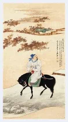 能泼墨亦能工笔 张大千“拍”马而奔_第2张