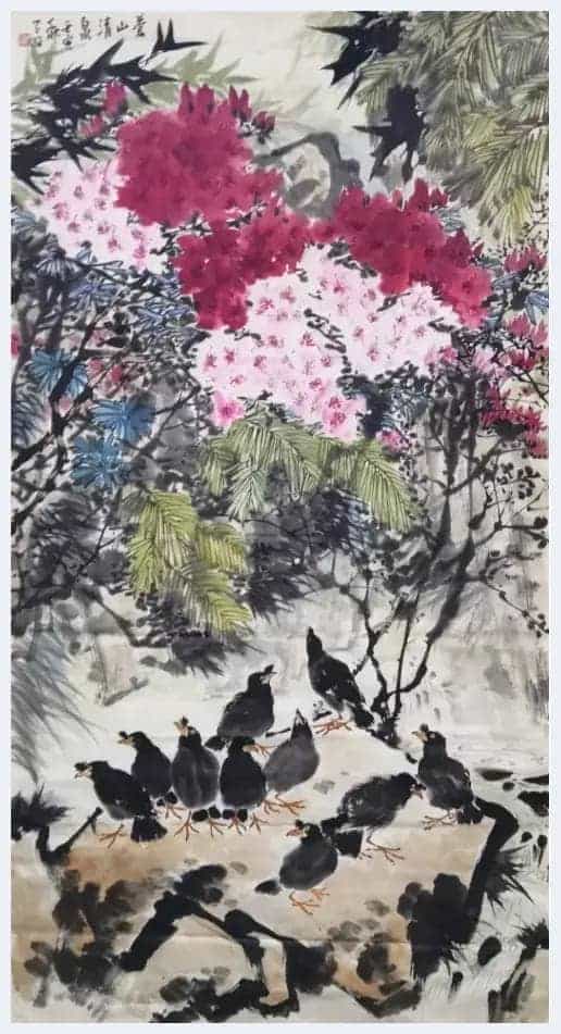 喜迎二十大 翰墨绘华章——著名画家杨跃乐_第14张