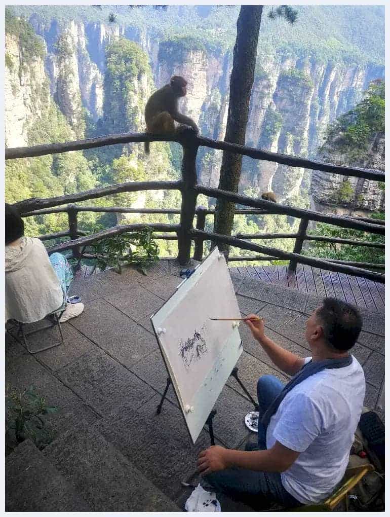 著名画家艾国山水画写生高研班《墨写湘西》_第6张