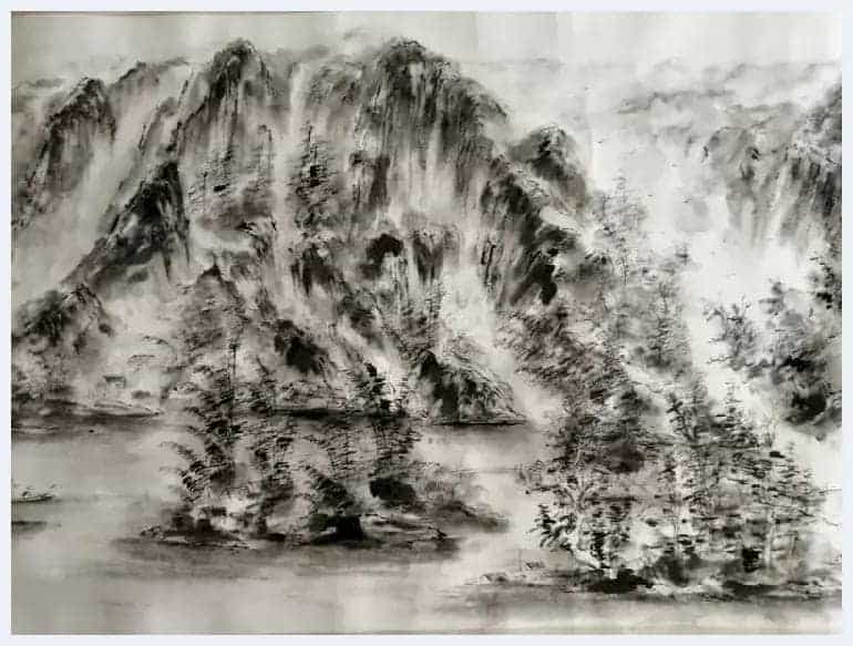 感受深厚底蕴——人民艺术家唐忠华竹笔画作_第7张