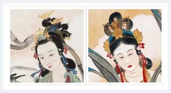 张大千人物画在华艺国际秋拍 “天女散花”_第10张
