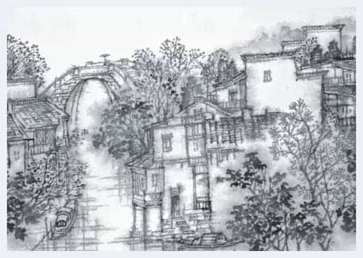 梦里水乡——朱荣耀写生作品_第6张