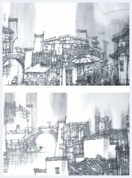 梦里水乡——朱荣耀写生作品_第14张