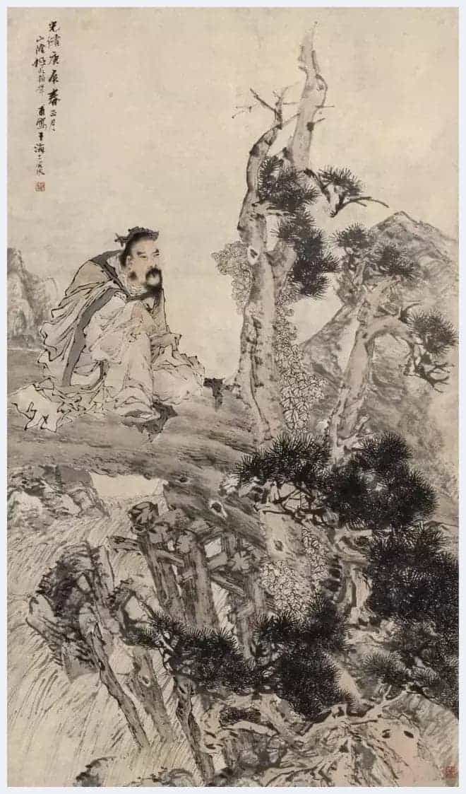 才在雅俗间 趣出秋声外:任伯年《听秋图》赏析_第1张