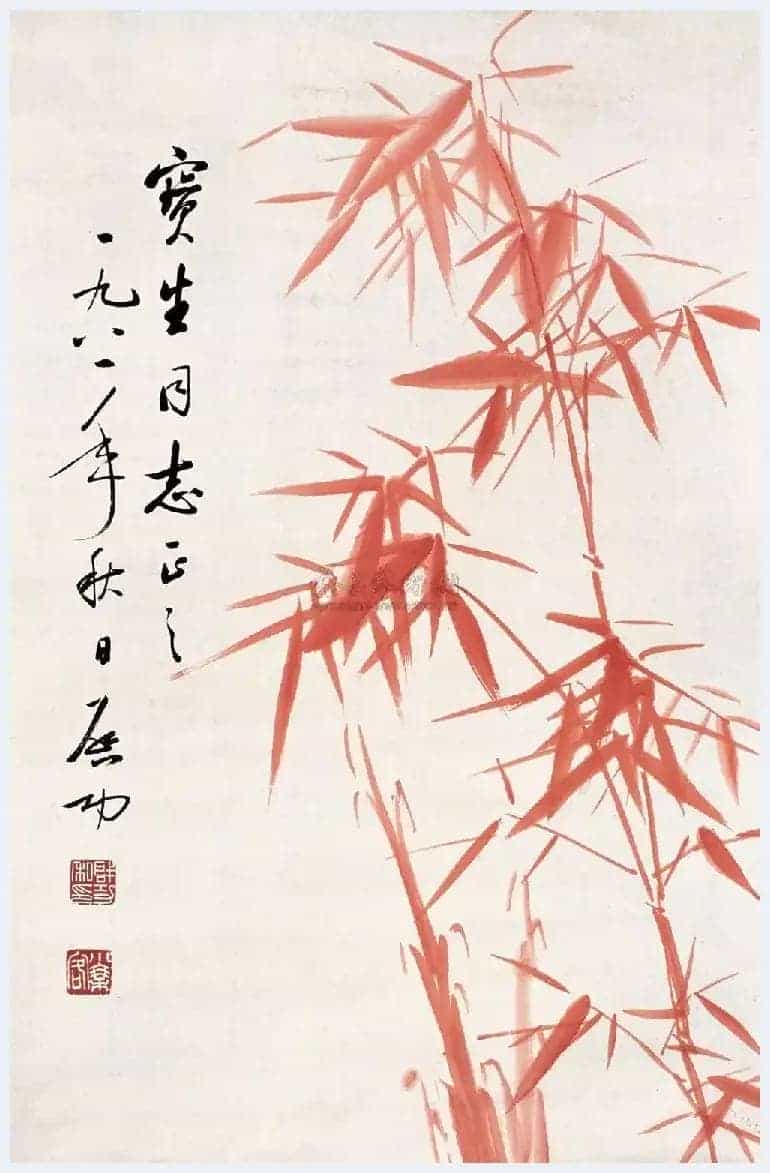 中国黑宣金竹画法创始人——玉竹山人,苏轼可以画朱竹,我为什么不可以画金竹?_第3张