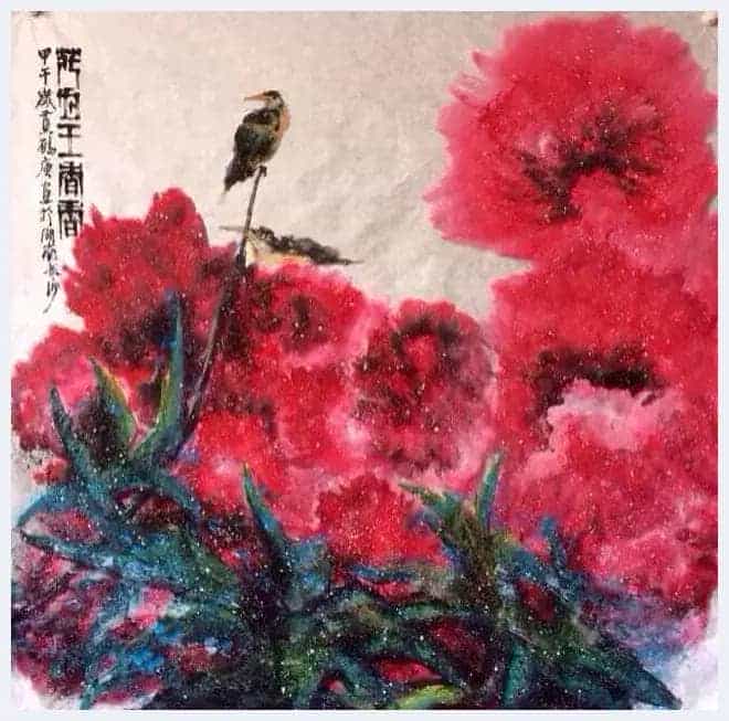 记著名花鸟画家---黄鹤庚_第2张