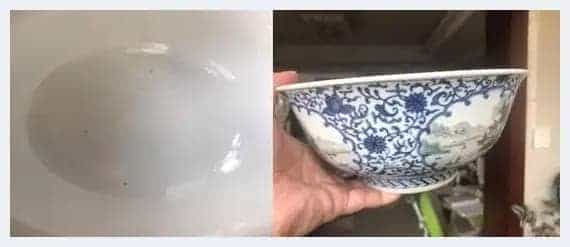 道光款青花开窗四季粉彩大碗_第1张