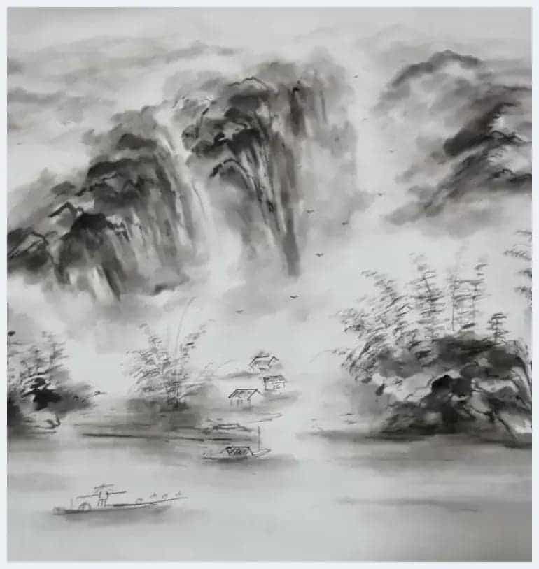 感受深厚底蕴——人民艺术家唐忠华竹笔画作_第2张