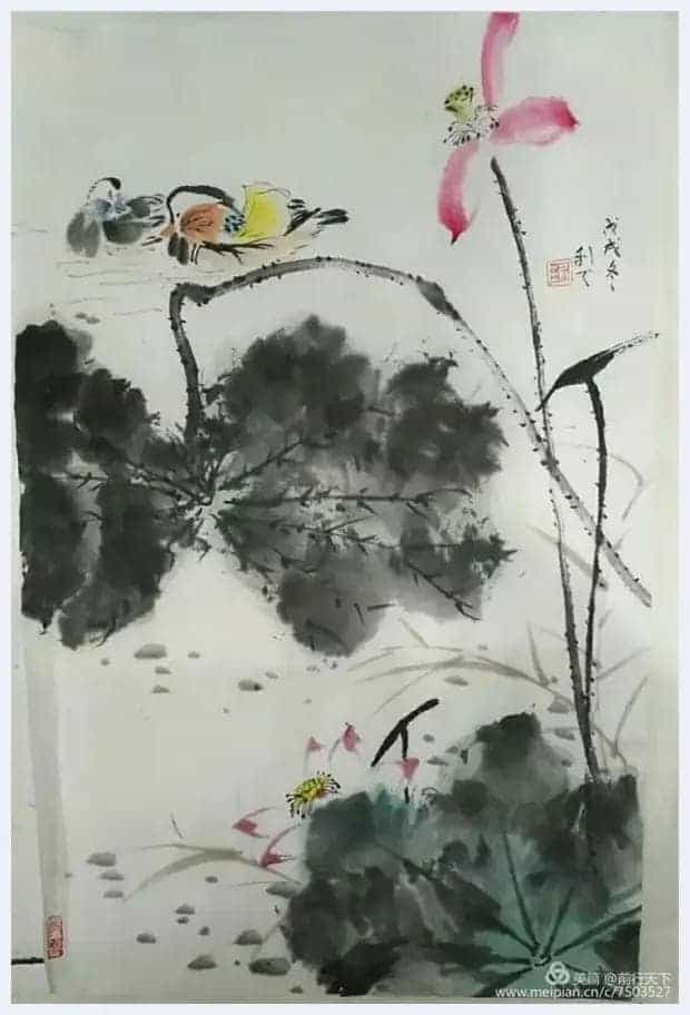 水墨国画写春秋,画家琚利天的国画情怀!_第9张