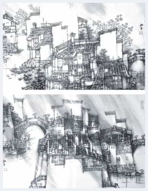 梦里水乡——朱荣耀写生作品_第18张