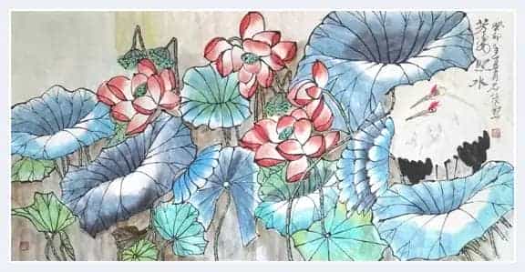 佳节赏佳作 —— 著名书画家石倩中秋国庆专刊_第9张