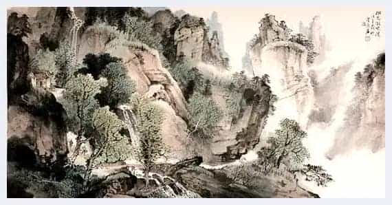 人间清景是微凉——著名山水画家曾进作品艺术解读_第7张