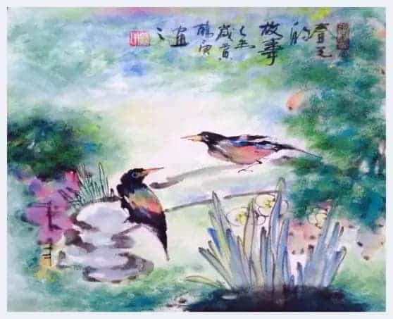 记著名花鸟画家---黄鹤庚_第5张