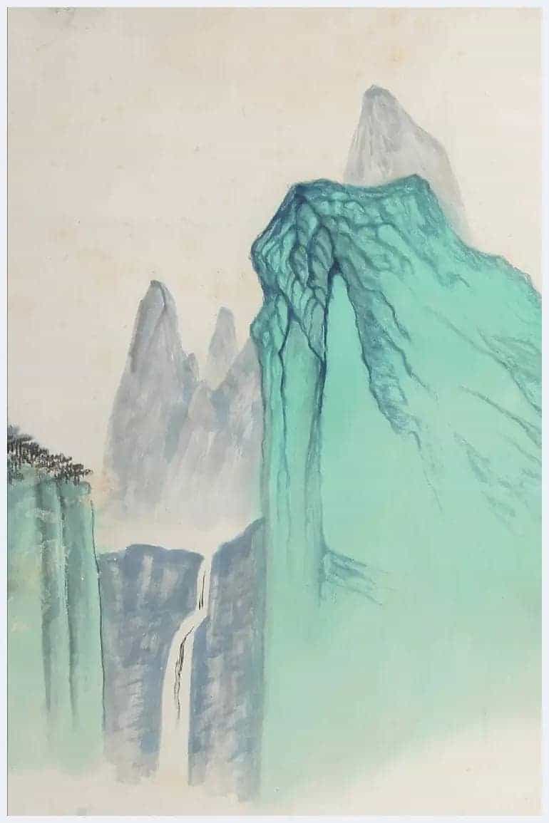 北京银座十周年春拍 | 张大千《春风帆影》_第8张